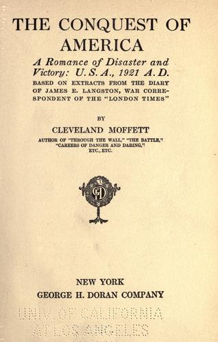 Cover of The conquest of America