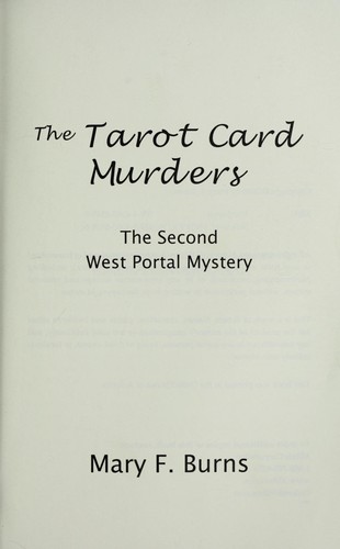Cover of The tarot card murders
