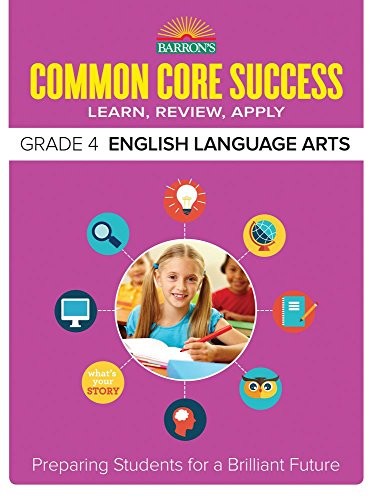 Cover of Barron's Common Core Success Grade 4 English Language Arts