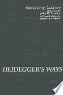 Cover of Heidegger's Ways