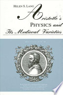 Cover of Aristotle's Physics and Its Medieval Varieties