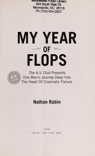 Cover of My year of flops