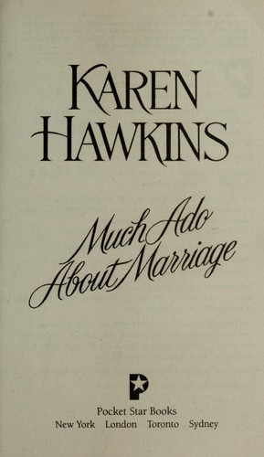 Cover of Much ado about marriage