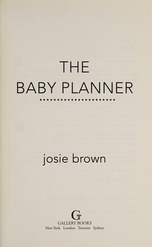 Cover of The baby planner