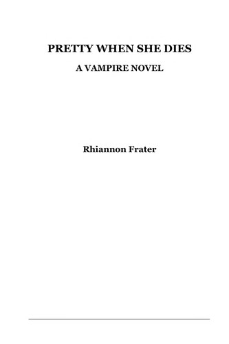 Cover of Pretty when she dies