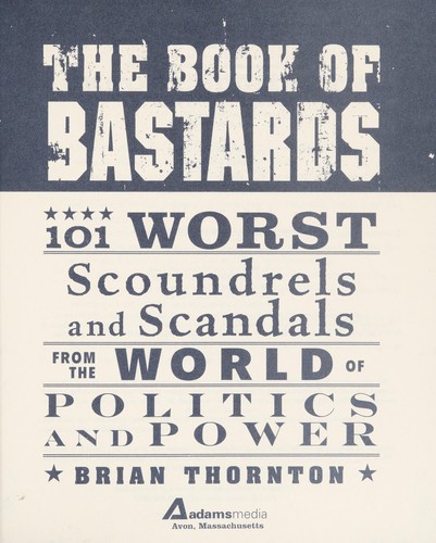 Cover of The book of bastards
