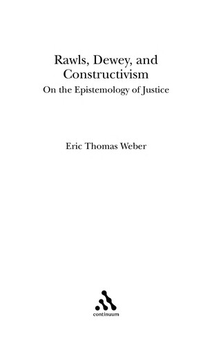 Cover of Rawls, Dewey, and constructivism