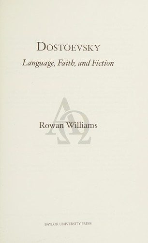 Cover of Dostoevsky