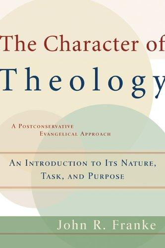Cover of The Character of Theology