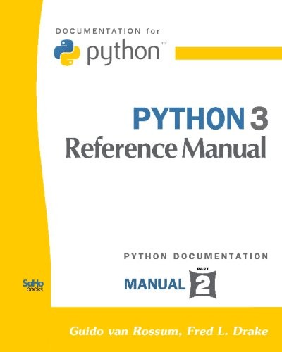 Cover of Python 3 Reference Manual