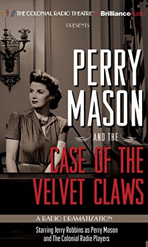 Cover of Perry Mason and the Case of the Velvet Claws