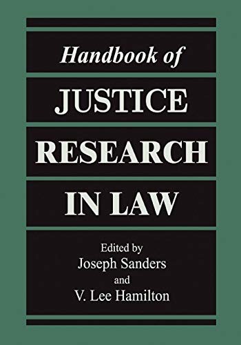 Cover of Handbook of Justice Research in Law