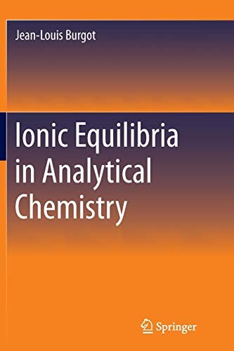 Cover of Ionic equilibria in analytical chemistry