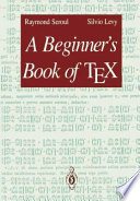 Cover of A Beginner’s Book of TEX