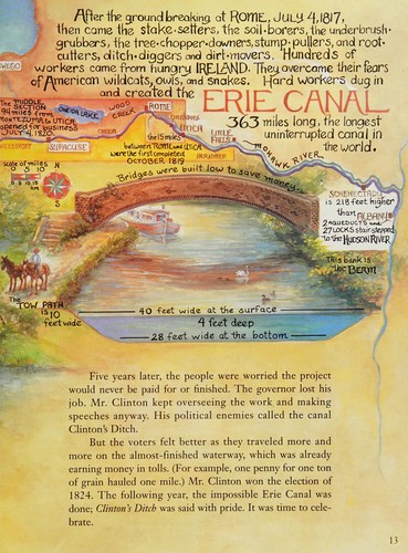 Cover of The amazing impossible Erie Canal