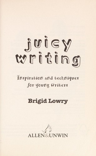 Cover of Juicy writing