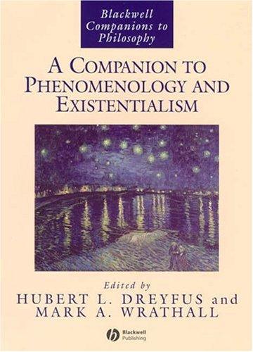 Cover of A companion to phenomenology and existentialism