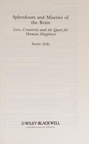 Cover of Splendors and miseries of the brain