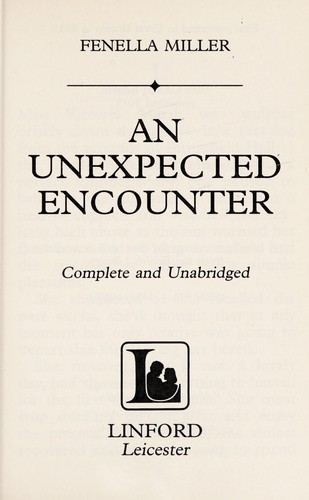 Cover of An unexpected encounter