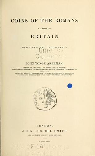 Cover of Coins of the Romans relating to Britain