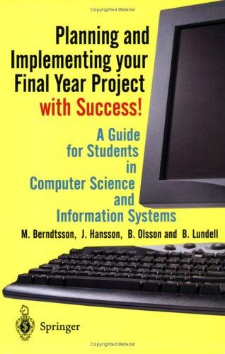 Cover of Planning and Implementing your Final Year Project - with Success!