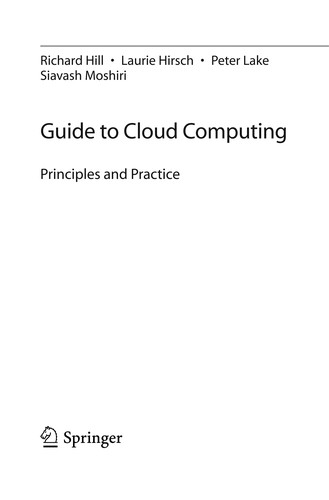 Cover of Guide to Cloud Computing