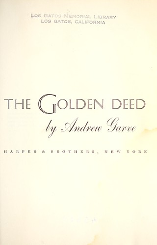 Cover of The golden deed