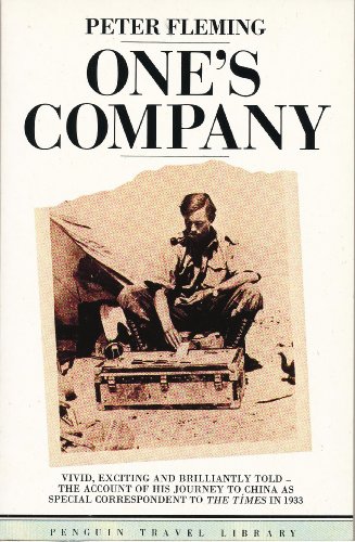 Cover of One's Company: A Journey to China in 1933