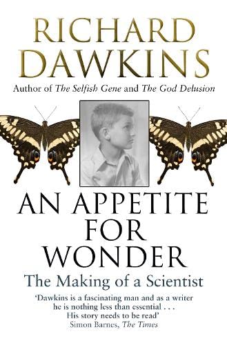 Cover of An Appetite for Wonder: The Making of a Scientist