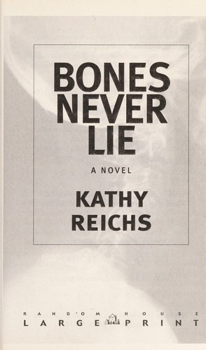 Cover of Bones never lie