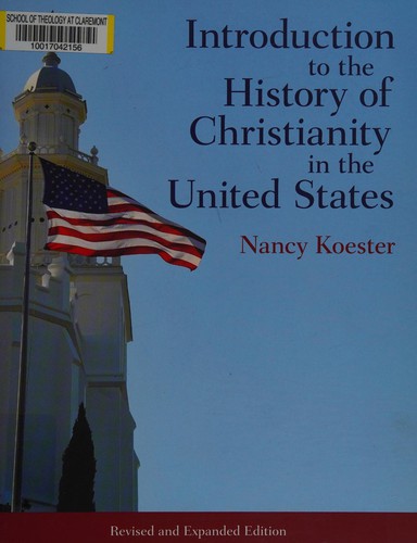 Cover of Introduction to the history of Christianity in the United States