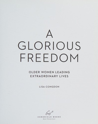 Cover of A glorious freedom
