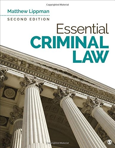 Cover of Essential Criminal Law