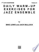 Cover of Daily Warm-Up Exercises for Jazz Ensemble, Volume I