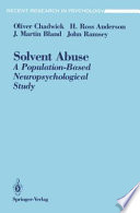 Cover of Solvent Abuse