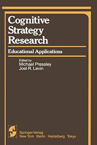 Cover of Cognitive Strategy Research