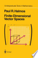 Cover of Finite-Dimensional Vector Spaces