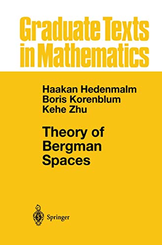 Cover of Theory of Bergman Spaces