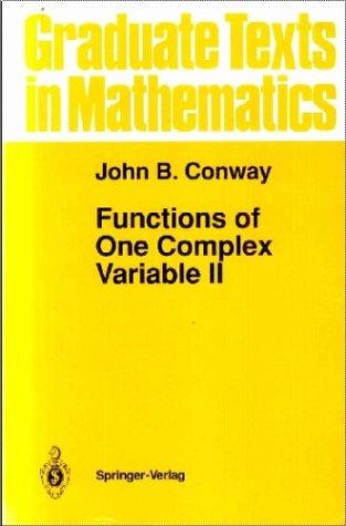 Cover of Functions of one complex variable II