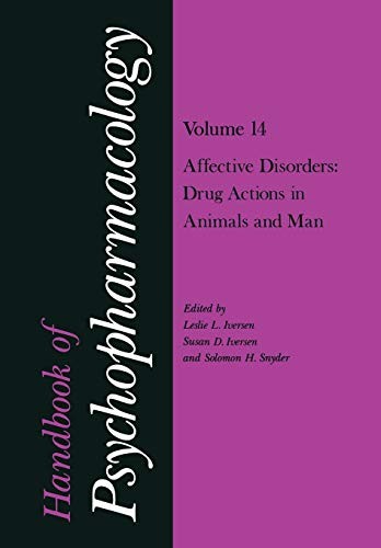 Cover of Handbook of Psychopharmacology : Volume 14 Affective Disorders