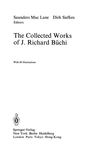 Cover of The Collected Works of J. Richard Büchi