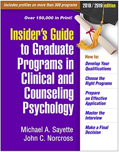 Cover of Insider's Guide to Graduate Programs in Clinical and Counseling Psychology: 2010/2011 Edition