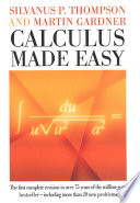 Cover of Calculus Made Easy