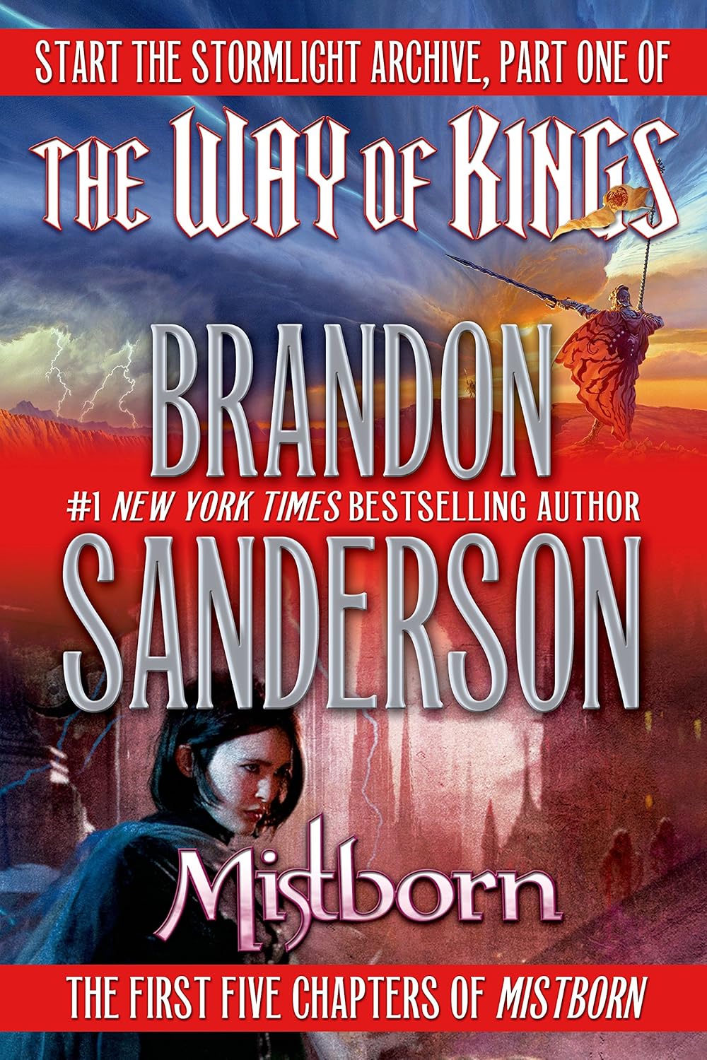 Cover of Brandon Sanderson Sampler: The Way of Kings and Mistborn