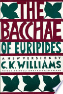 Cover of The Bacchae of Euripides