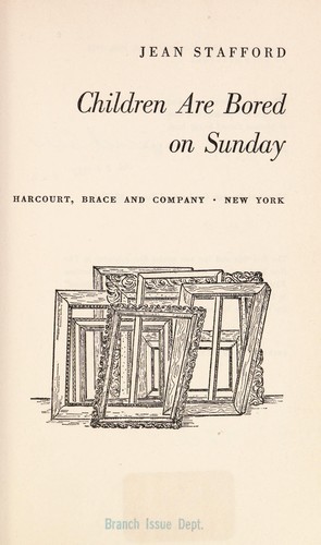 Cover of Children are bored on Sunday