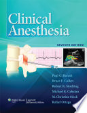 Cover of Clinical Anesthesia, 7e: Ebook without Multimedia