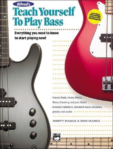 Cover of Alfred's Teach Yourself to Play Bass