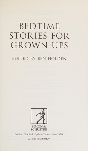 Cover of Bedtime Stories for Grown-Ups