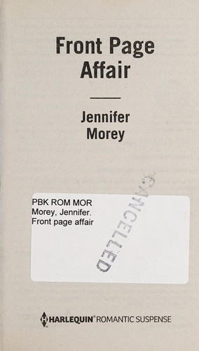 Cover of Front page affair